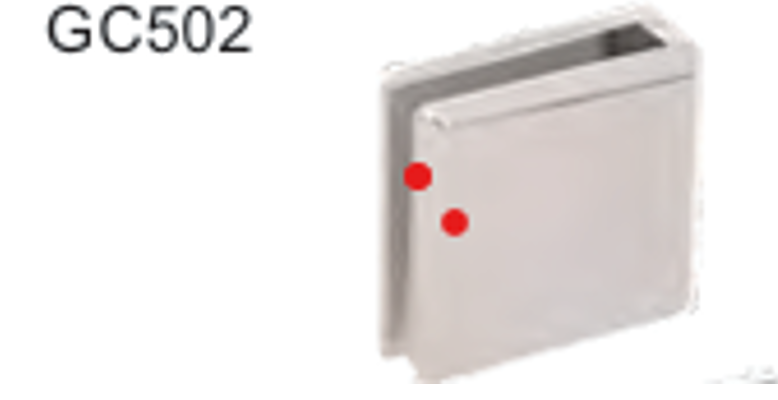 Shower clamps GLASS CLAMP WALL MOUNT PC and PSS