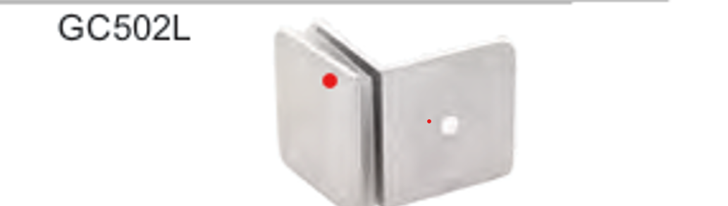 Frameless shower GLASS CLAMP L WALL MOUNT PC,PSS and SSS