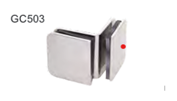 Frameless shower GLASS CLAMP 90deg PC,PSS and SSS