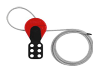 Lockout Adjustable Cable 1.8m 6 Hole Hasp