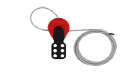 Lockout Adjustable Cable 1.8m 6 Hole Hasp