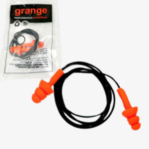 EAR PLUGS – RE-USABLE Grange Perfect Fit – Flange Type,Corded – SABS per box of 100
