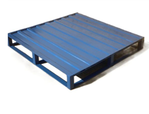 Corrugated Steel Pallet (PAL) – Base is corrugated 1.6mm sheet. 4 Way entry