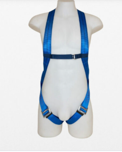 HARNESSES – PARACHUTE TYPE (SABS) Double Lanyard with Snap Hooks and Shockabsorber NO Waistbelt