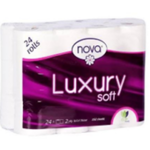 NOVA 2 PLY LUXURY SOFT TOILET ROLL – Packs of 4, 9 and 24