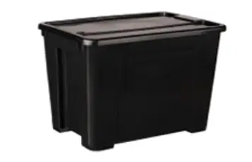 Storage Box 22L (Black) – Pack of 10