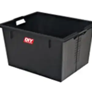 Heavy Duty Crate 90L (Black) – Pack of 5