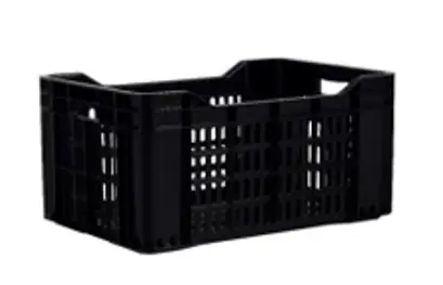 Stack Vented Crate 45L (Black)