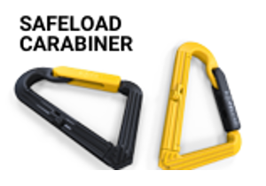 SAFELOAD CARABINER “Mix of yellow + black and Mix of yellow + black and  black + yellow” – MOQ 100