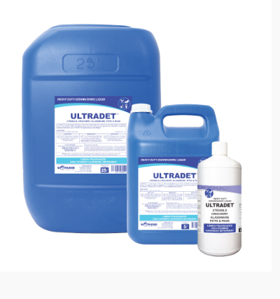 Hospitality Ultradet – 1LT Retail, 1LT x 12, 5LT, 5LT x 4, 25LT, 200LT and 1000LT