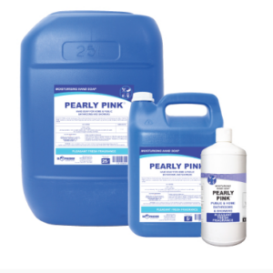 Hospitality Pearly Pink – 1LT Retail, 1LT x 12, 5LT, 5LT x 4, 25LT, 200LT and 1000LT