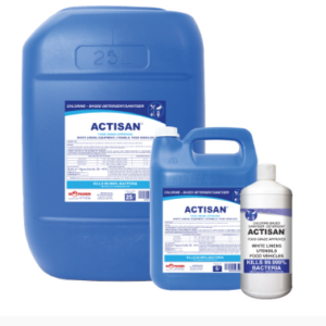 Hospitality Actisan – 1LT Retail, 1LT x 12, 5LT, 5LT x 4, 25LT, 200LT and 1000LT