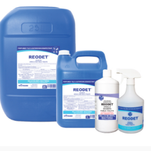 Hospitality Reodet – 1LT Retail, 1LT x 12, 5LT, 5LT x 4, 25LT, 200LT and 1000LT