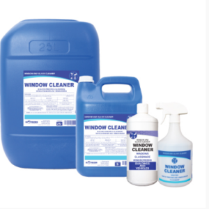 Hospitality Window Cleaner – 1LT Retail, 1LT x 12, 5LT, 5LT x 4, 25LT, 200LT and 1000LT