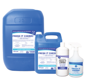 Hospitality Fresh It Cherry – 1LT Retail, 1LT x 12, 5LT, 5LT x 4, 25LT, 200LT and 1000LT