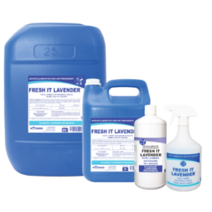 Hospitality Fresh It Lavender – 1LT Retail, 1LT x 12, 5LT, 5Lt x 4, 25L and 200LT