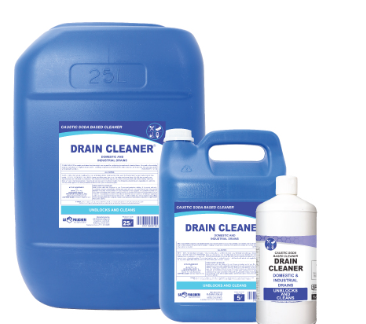 Hospitality Drain Cleaner – 1LT Retail, 1LT x 12, 5LT, 5LT x 4, 25LT, 200LT and 1000LT