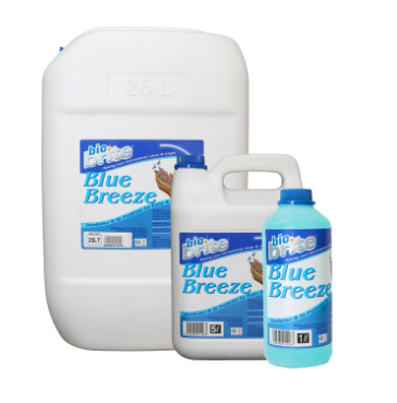 Bio Brite Blue Breeze – 24x250ML, 1LT x 12, 5LT, 5LT x 4 and 25LT