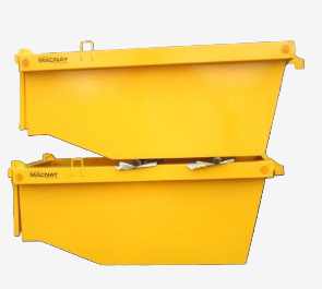 4T Scow container with door and 6T Scow container with door