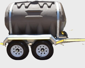 1000L Water tank trailer and 2500L Water tank trailer