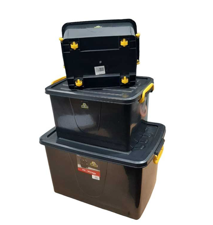 Roller Boxes 16L, 32L, 55L and 90L (Black) – Packs of 5