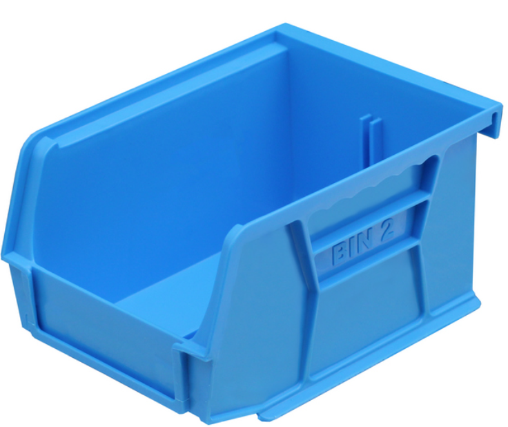 Bin Size 2 – Blue, Clear, Green, Grey, Red and Yellow -135mm x 105mm x 75mm