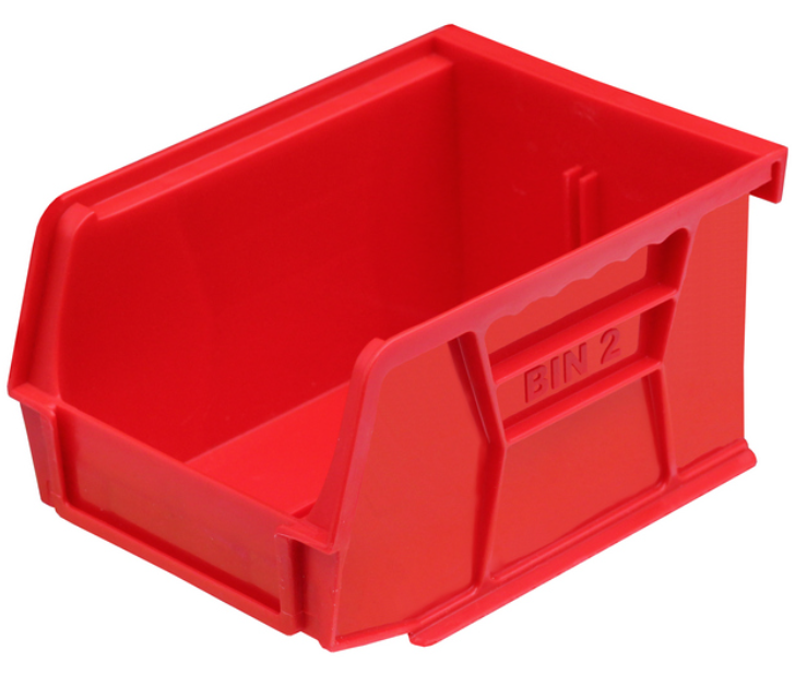 Bin Size 2 – Blue, Clear, Green, Grey, Red and Yellow -135mm x 105mm x 75mm - Image 2