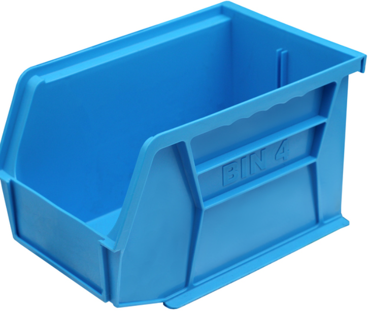 Bin Size 4 Blue, Green, Clear, Red, Yellow and Grey – 210mm x 140mm x 130mm - Image 6