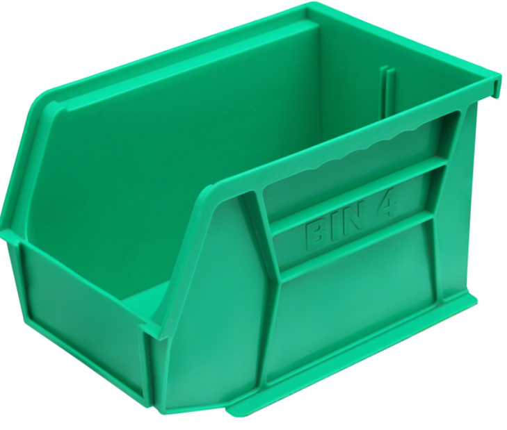 Bin Size 4 Blue, Green, Clear, Red, Yellow and Grey – 210mm x 140mm x 130mm - Image 3