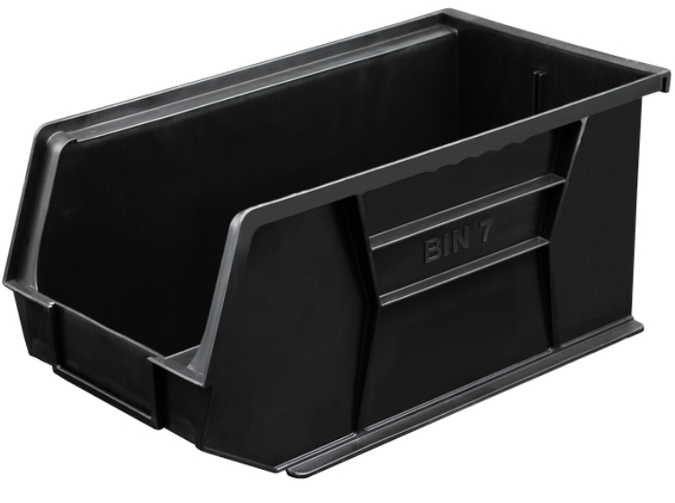 Bin Size 7 Black – 375mm x 210mm x 180mm
