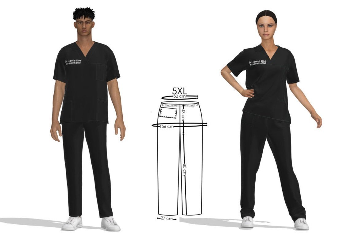 Scrub Pants - Microfibre - Image 101