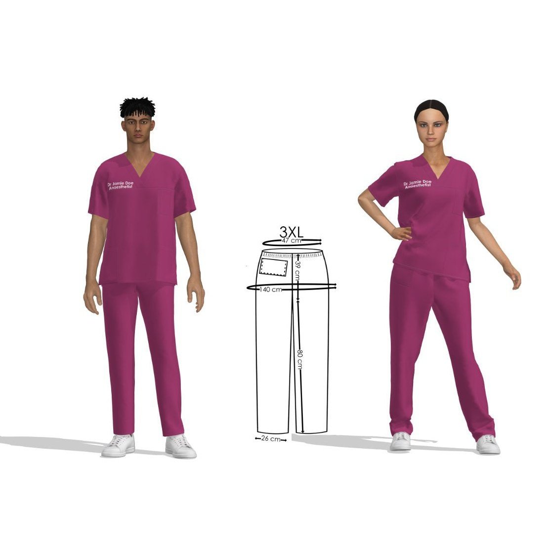 Scrub Pants - Microfibre - Image 8