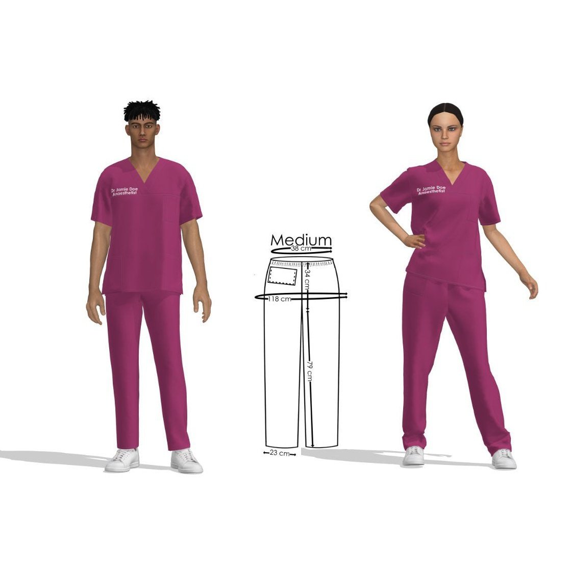 Scrub Pants - Microfibre - Image 4