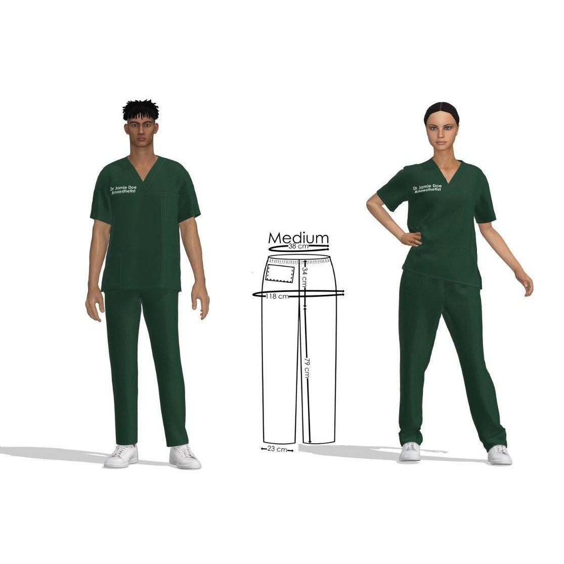 Scrub Pants - Microfibre - Image 34