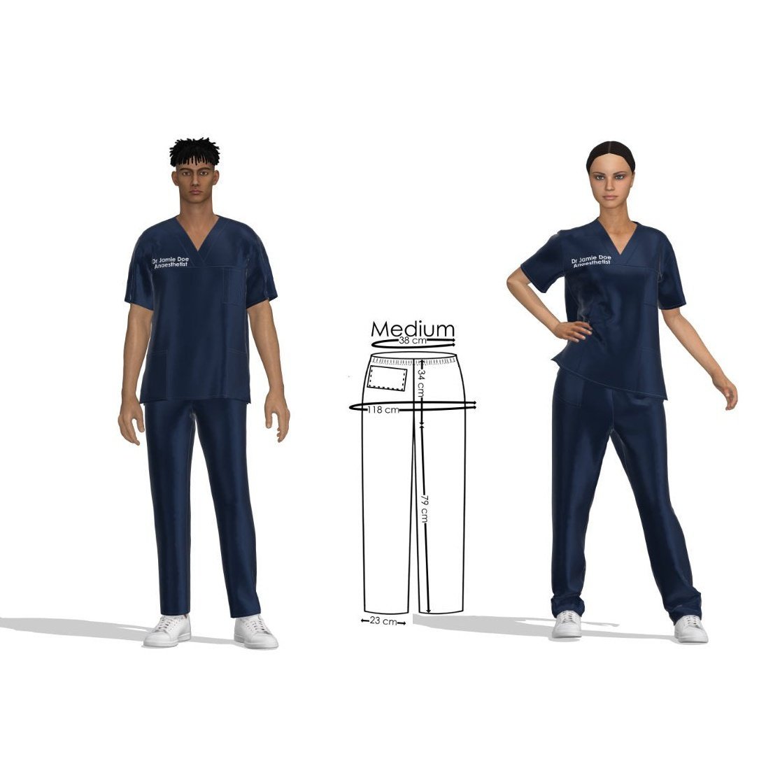 Scrub Pants - Microfibre - Image 54