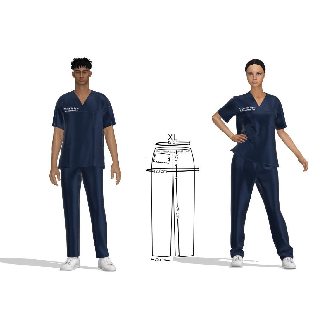 Scrub Pants - Microfibre - Image 56
