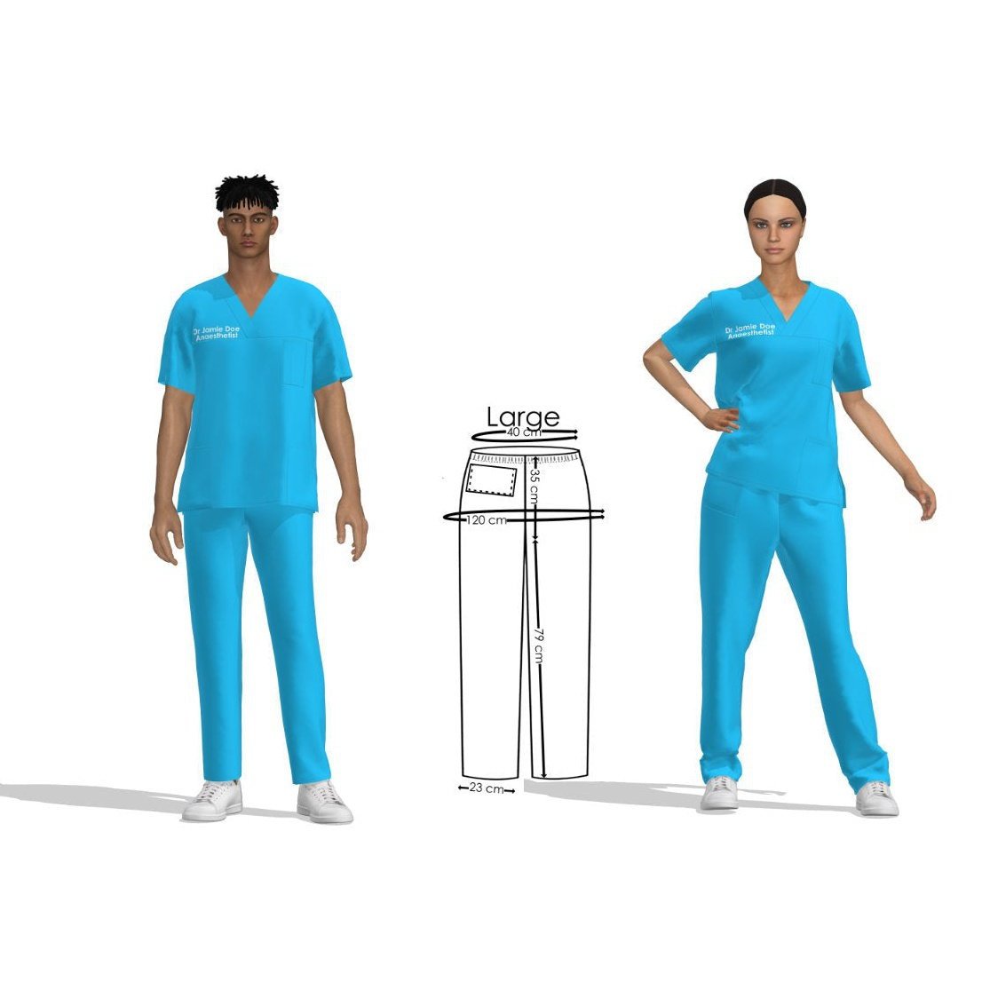 Scrub Pants - Microfibre - Image 65