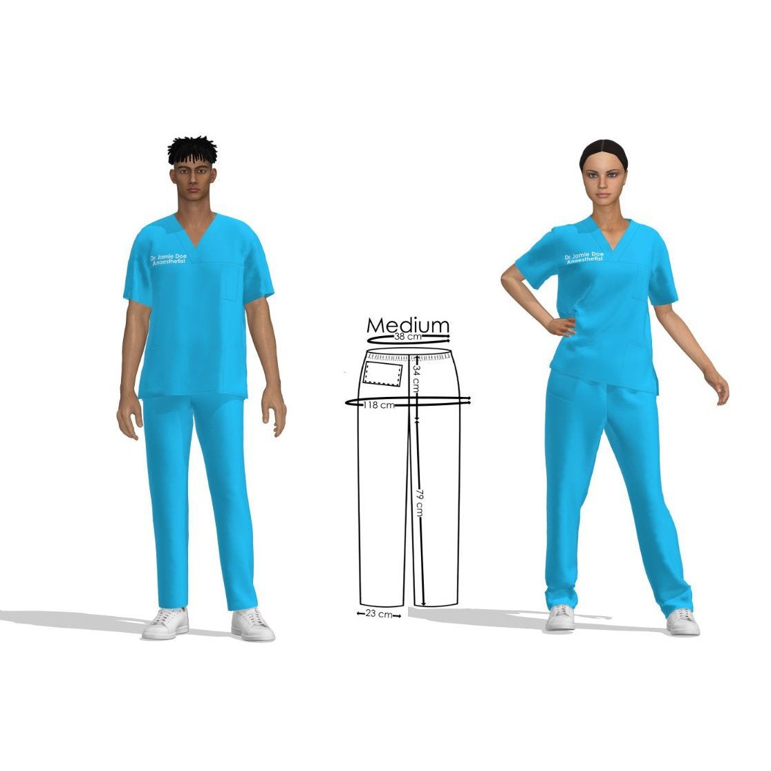 Scrub Pants - Microfibre - Image 63