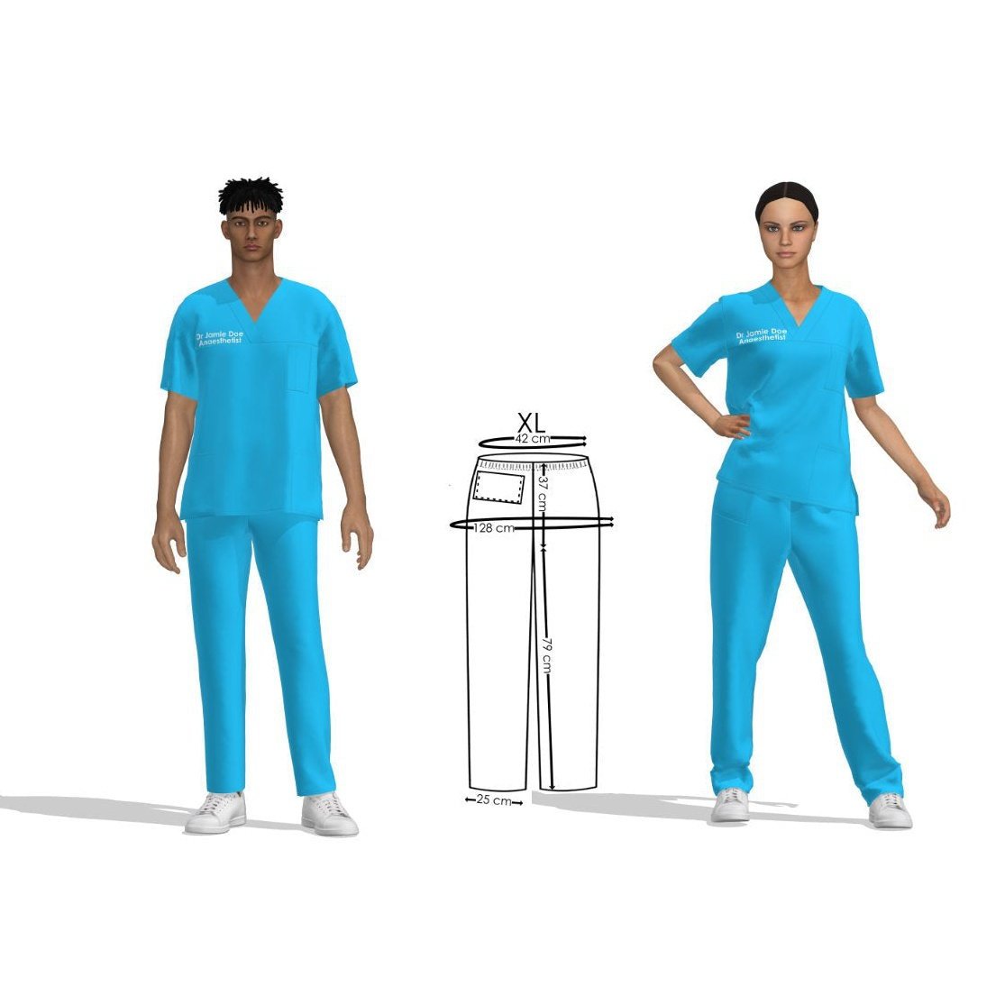 Scrub Pants - Microfibre - Image 66