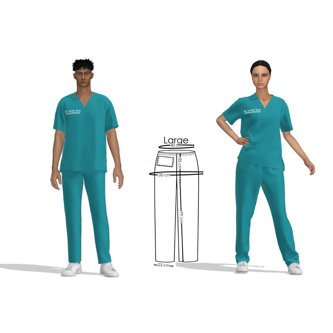 Scrub Pants - Microfibre - Image 75