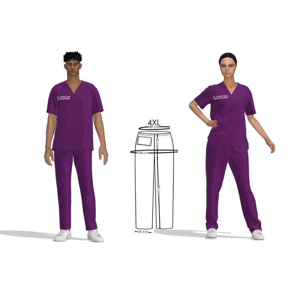 Scrub Pants - Microfibre - Image 89