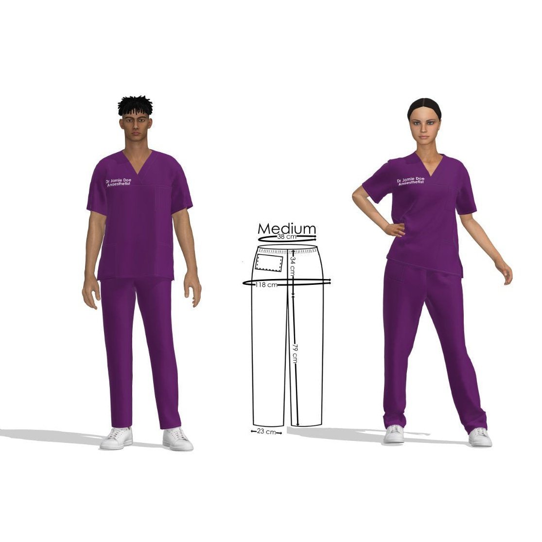 Scrub Pants - Microfibre - Image 84