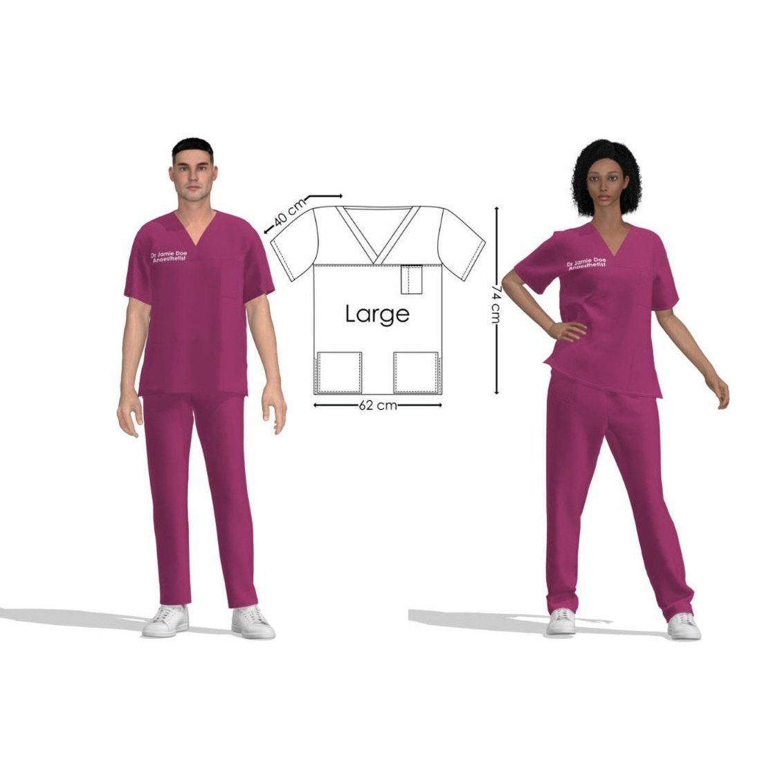 Scrub Tops - Microfibre - Image 15