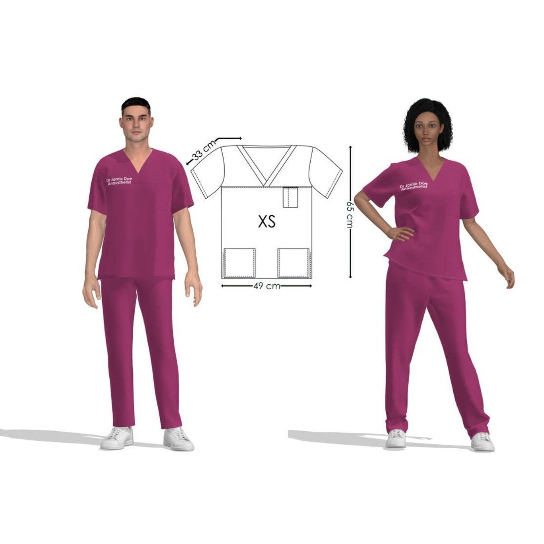 Scrub Tops - Microfibre - Image 12