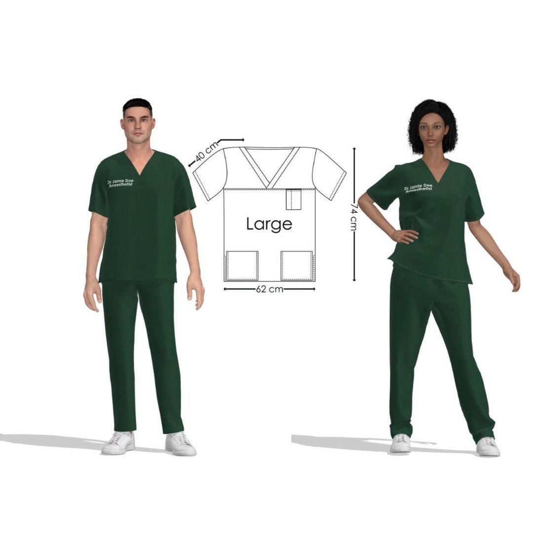 Scrub Tops - Microfibre - Image 35