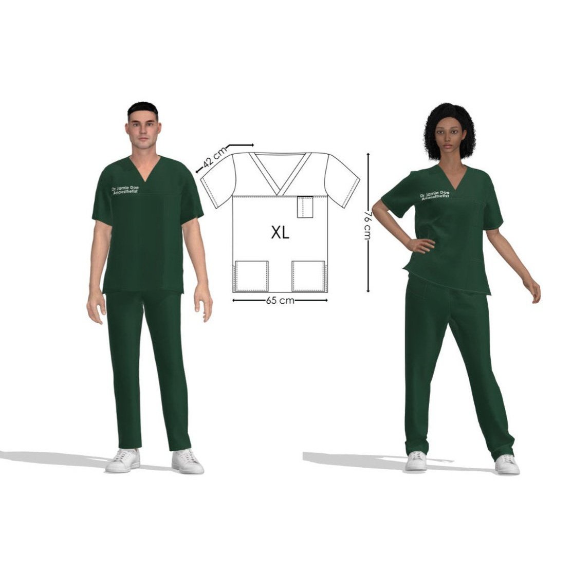 Scrub Tops - Microfibre - Image 36