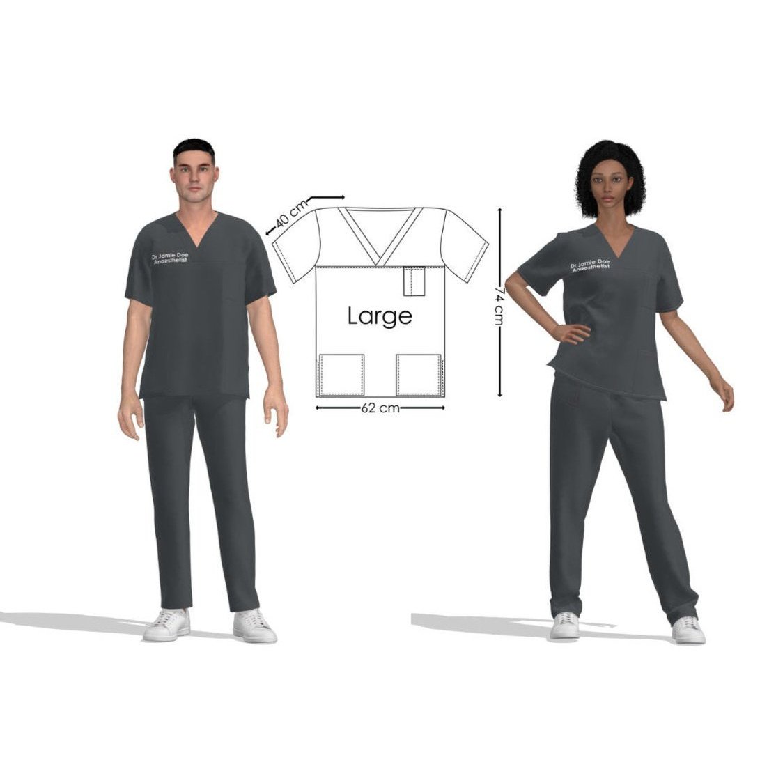 Scrub Tops - Microfibre - Image 25