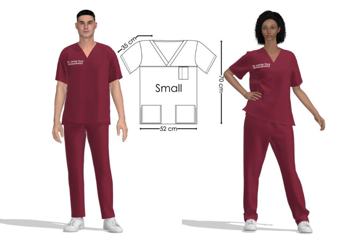 Scrub Tops - Microfibre - Image 93