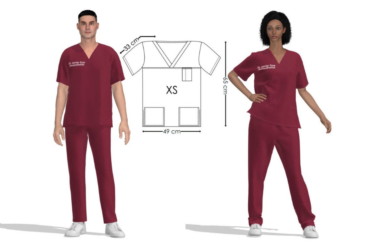 Scrub Tops - Microfibre - Image 92