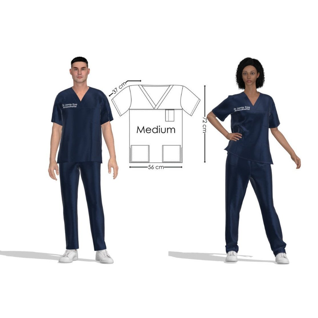 Scrub Tops - Microfibre - Image 54